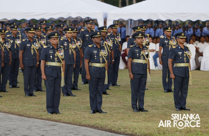 SLAF FALLEN WAR HEROES HONOURED AT THE WAR HEROES MONUMENT SLAF TRADE TRAINING SCHOOL, EKALA